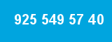 925 549 57 40 925 549 57 40